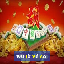 190 tờ vé số