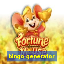 bingo generator