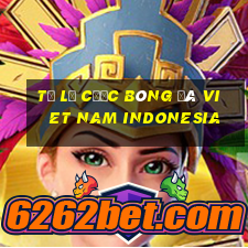 tỷ lệ cược bóng đá viet nam indonesia