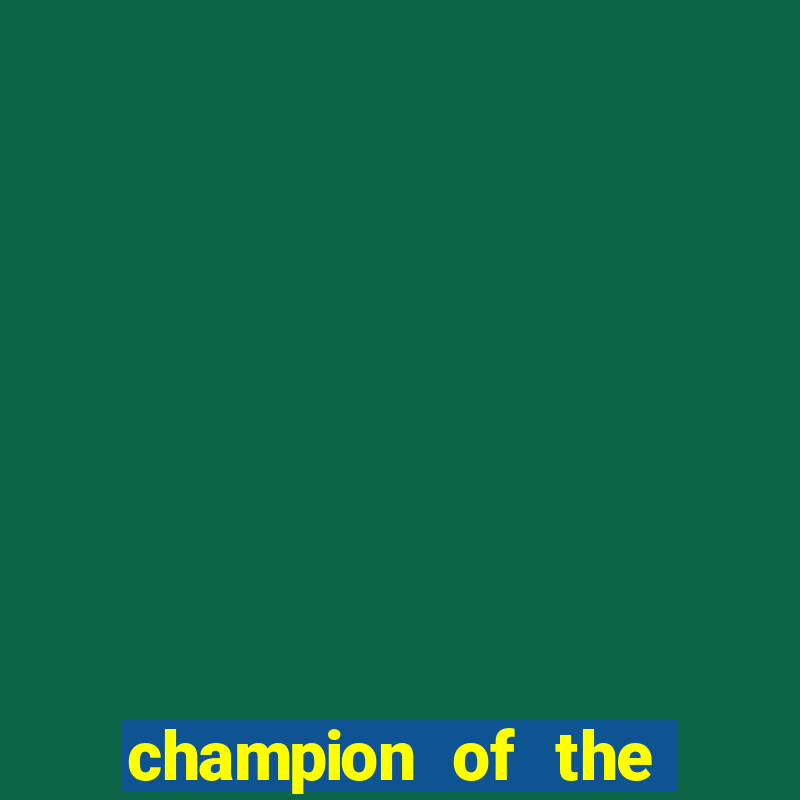 champion of the track casino