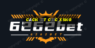 Cách đặt cược XSHG