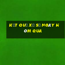 kết quả xổ số ngày hôm qua