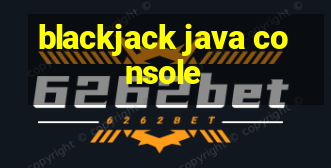 blackjack java console