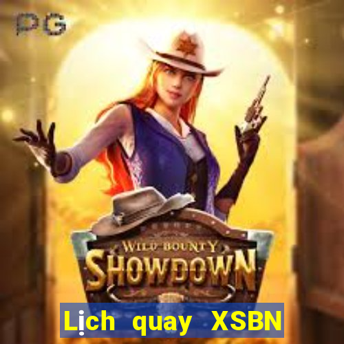 Lịch quay XSBN ngày thứ năm