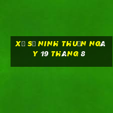 xổ số ninh thuận ngày 19 tháng 8