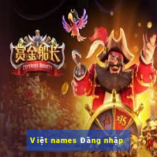 Việt names Đăng nhập