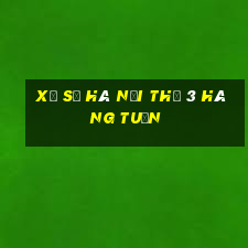 xổ số hà nội thứ 3 hàng tuần