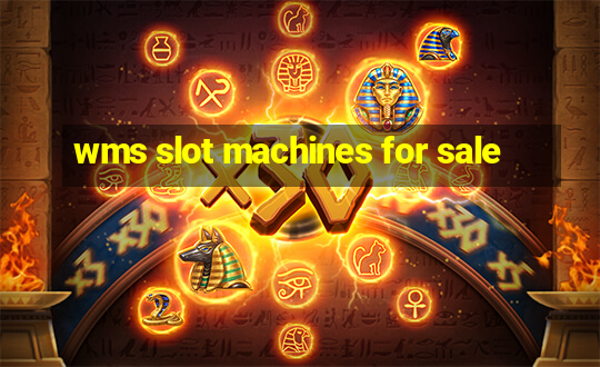 wms slot machines for sale