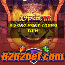 xs các ngày trong tuần