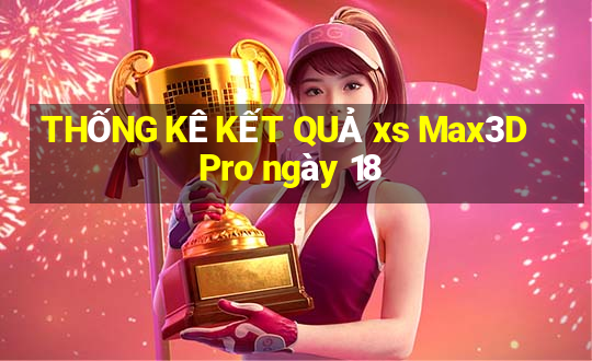 THỐNG KÊ KẾT QUẢ xs Max3D Pro ngày 18