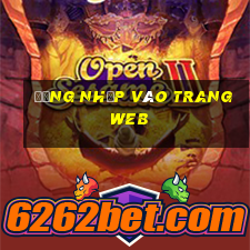 Đăng nhập vào trang web