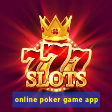 online poker game app