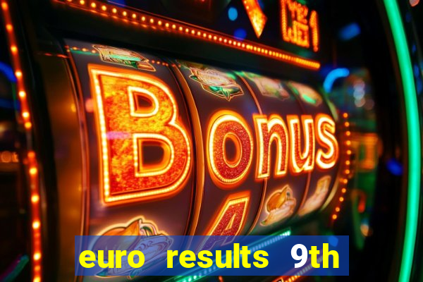 euro results 9th jan 2024