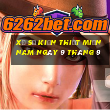 xổ số kiến thiết miền nam ngày 9 tháng 9