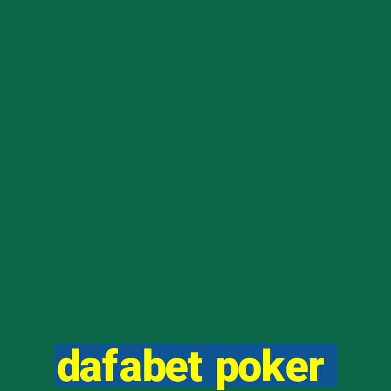 dafabet poker