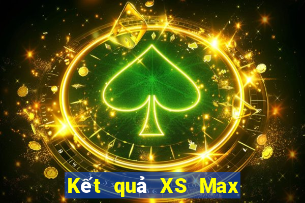 Kết quả XS Max 4D hôm qua