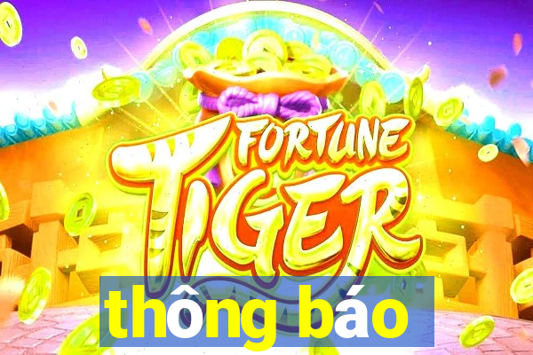 thông báo