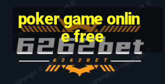 poker game online free