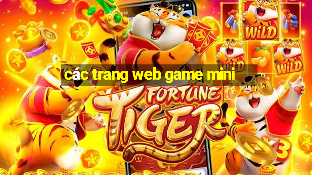 các trang web game mini