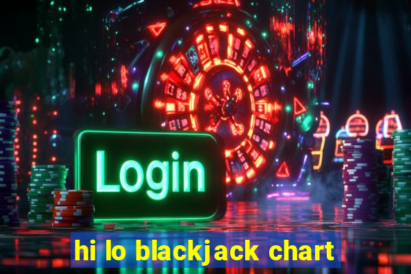 hi lo blackjack chart