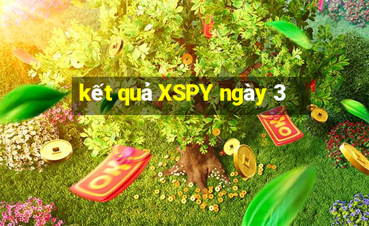 kết quả XSPY ngày 3