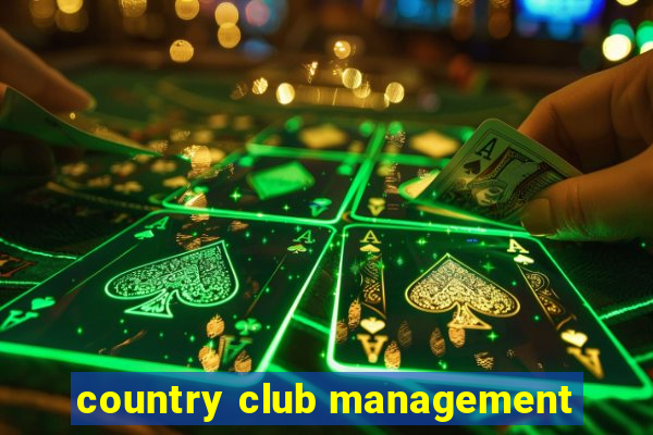 country club management