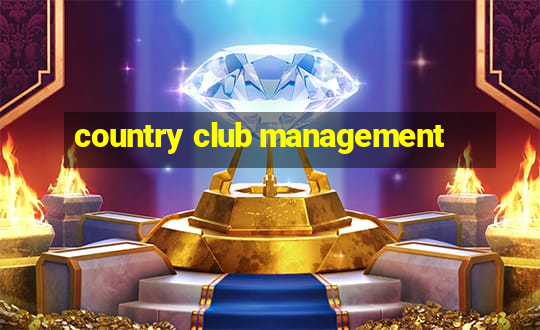 country club management