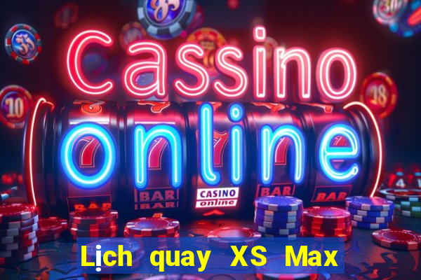 Lịch quay XS Max 3D ngày 31