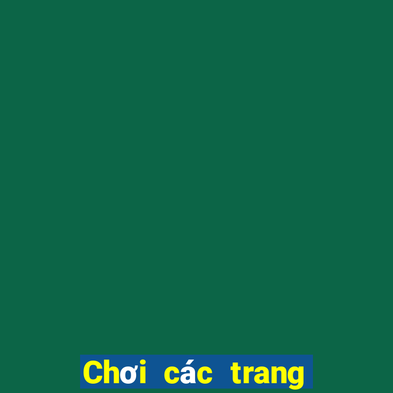 Chơi các trang web kẹo