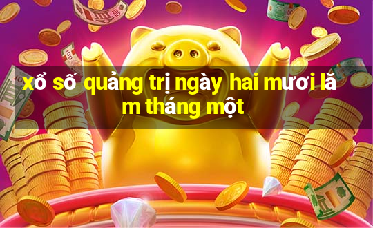 xổ số quảng trị ngày hai mươi lăm tháng một