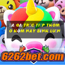 đá gà trực tiếp thomo hôm nay bình luận