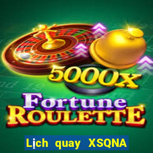 Lịch quay XSQNA ngày 31