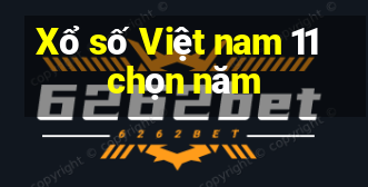 Xổ số Việt nam 11 chọn năm