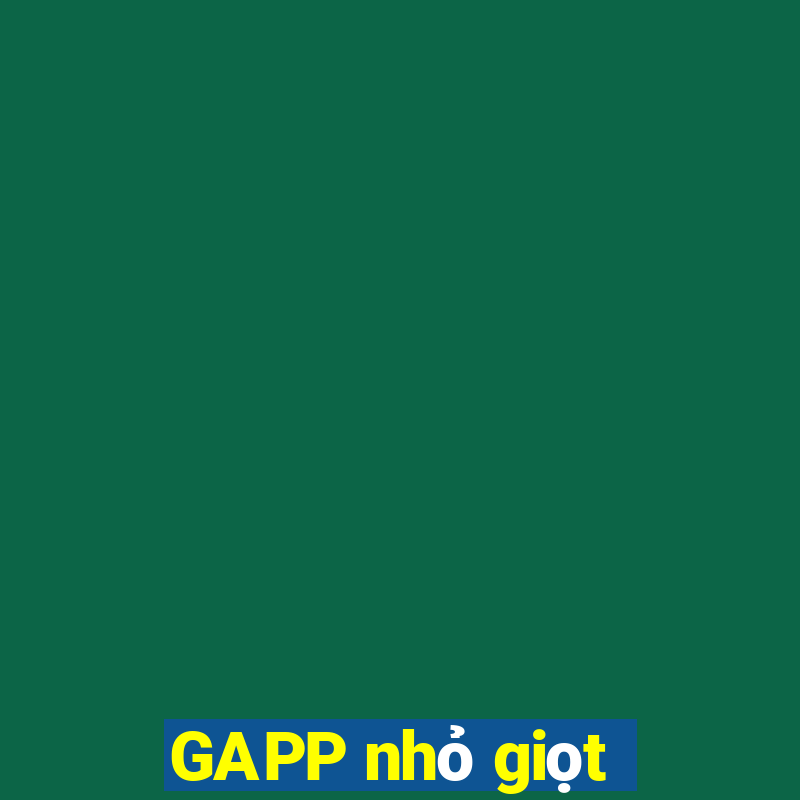 GAPP nhỏ giọt