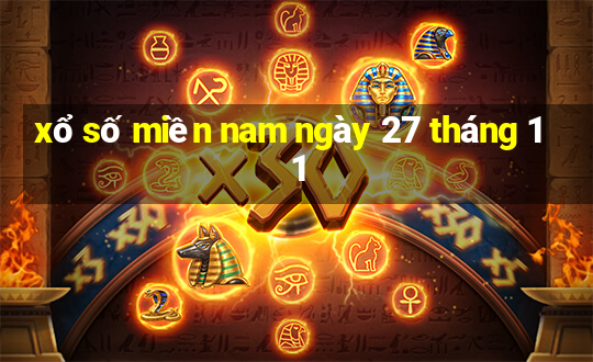 xổ số miền nam ngày 27 tháng 11