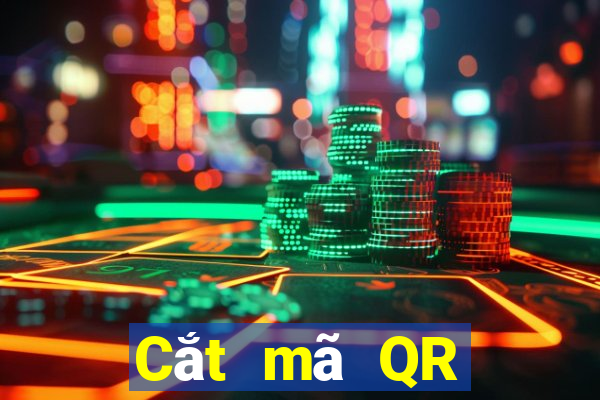 Cắt mã QR dưới sổ xổ số