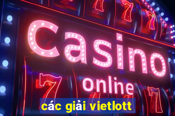 các giải vietlott