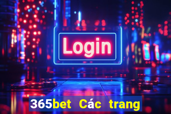 365bet Các trang web mới nhất