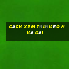 cách xem tỷ lệ kèo nhà cái