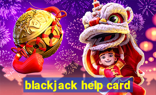 blackjack help card