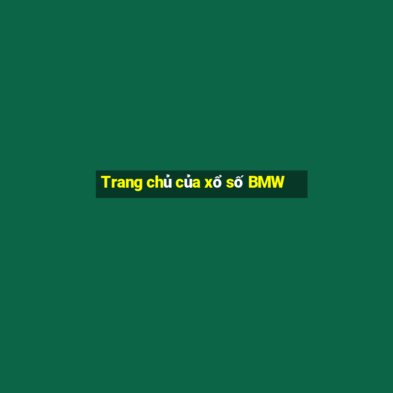 Trang chủ của xổ số BMW