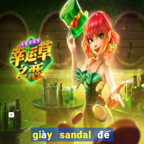 giày sandal đế bệt quai ngang