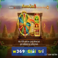 w369 Giải trí Đăng nhập