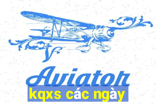 kqxs các ngày