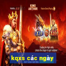 kqxs các ngày