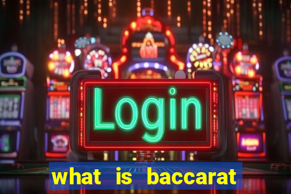 what is baccarat casino game