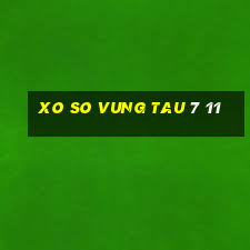 xo so vung tau 7 11