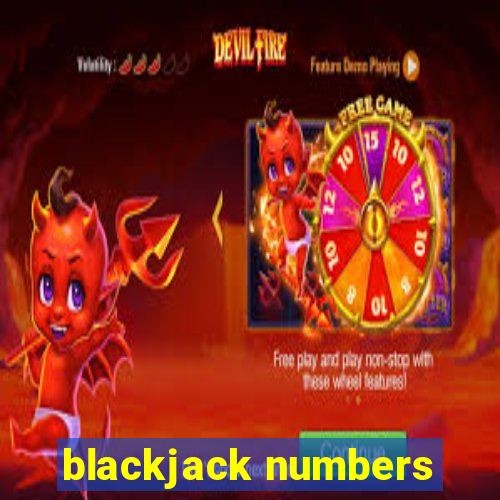 blackjack numbers