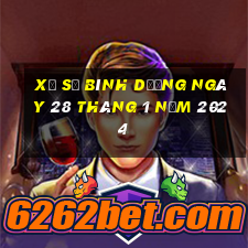 xổ số bình dương ngày 28 tháng 1 năm 2024