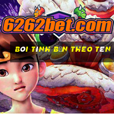 bói tình bạn theo tên